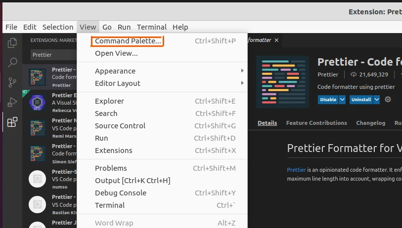 how to use Node.js with visual studio code