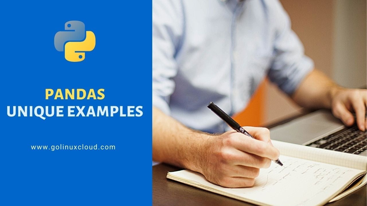 Learn to use pandas.unique() with Series/DataFrame