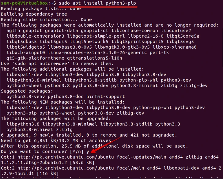 install python3 pip