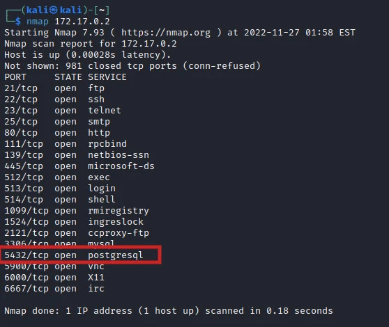Postgres brute force