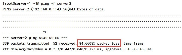 How to stop ICMP ping flood attack (DOS) on Linux