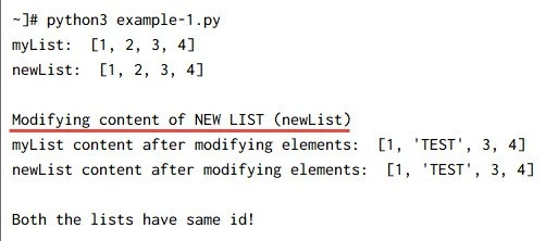 Python copy list - deepcopy() vs copy() with examples