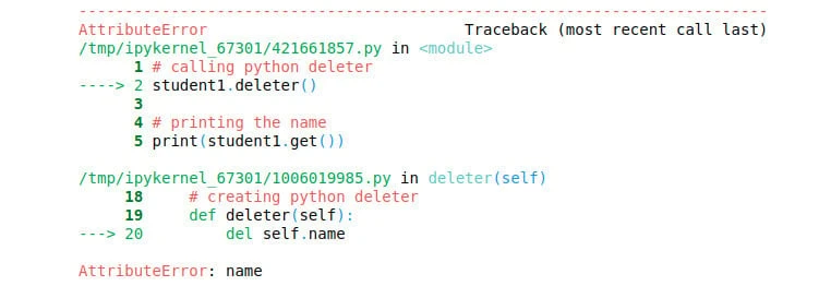 deleter-in-python