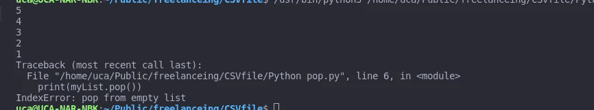 Python list pop() function with examples [Beginners]