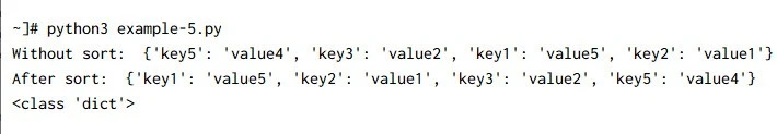 10 simple ways to sort dictionary by key in Python