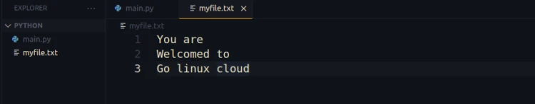 Python writelines file