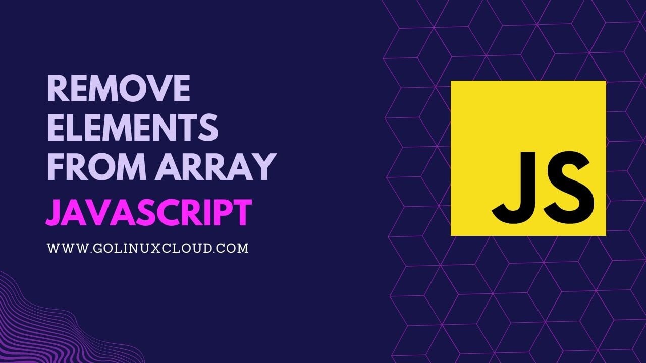 Remove element from array JavaScript [SOLVED]