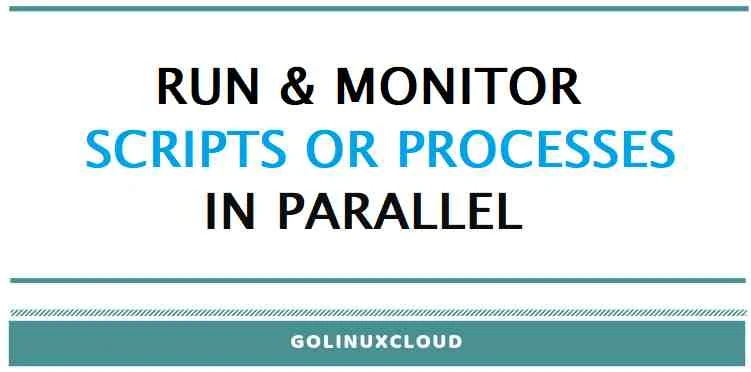 How to run shell scripts in parallel & collect exit status of process in Linux