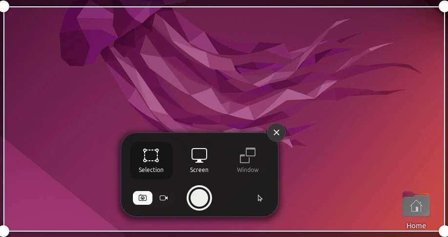 take screenshot in Ubuntu
