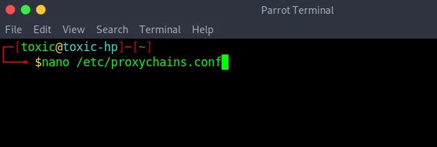 setup proxychains