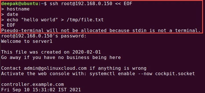 15+ SSH command examples in Linux [access remote nodes]