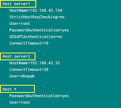Beginners guide to use ssh config file with examples