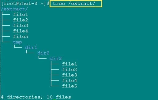 What is tar &ndash;strip-components & zip &ndash;junk-paths with examples in Linux
