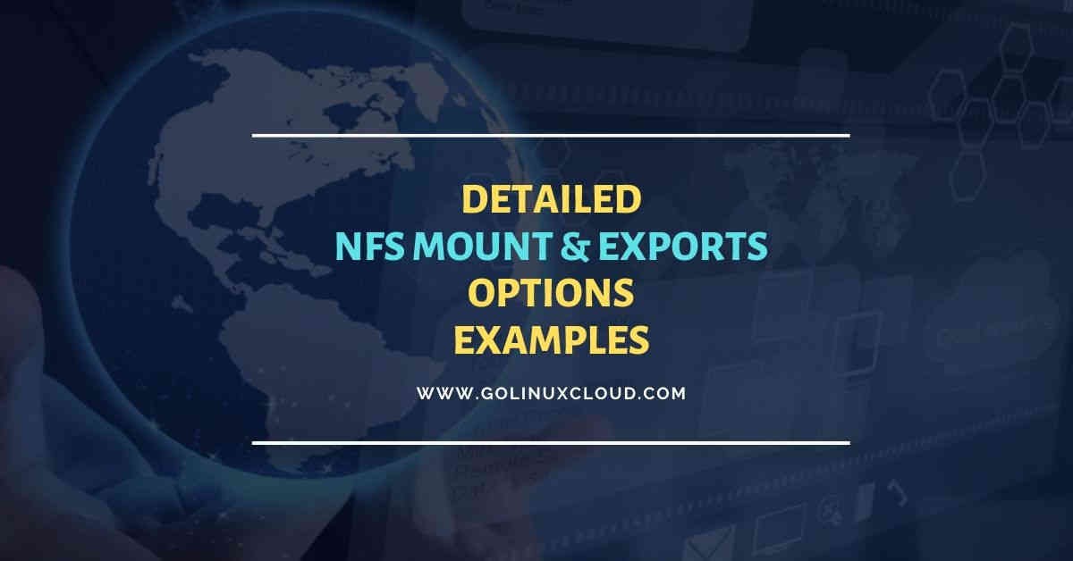 NFS mount options | NFS exports options | Beginners Guide