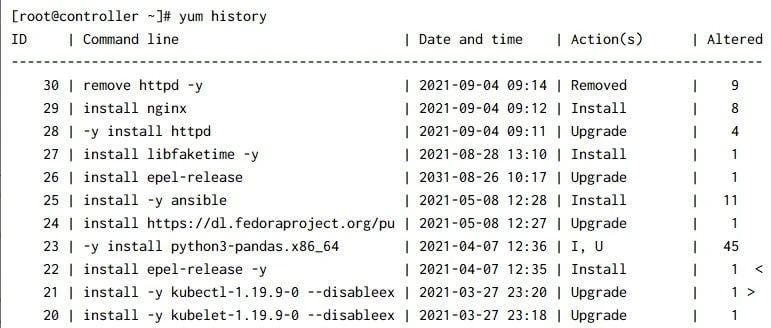 25+ yum command practical examples in Linux